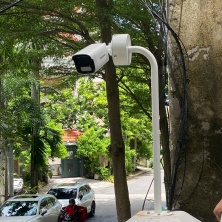 Chân Đế Camera Cong Chữ L Có Box Tròn Dài 65cm